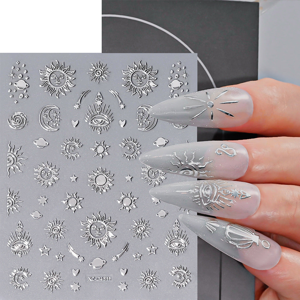 Nagelkunst Dekorative Folienaufkleber