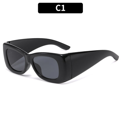 Elegante Übergroße Quadratische Sonnenbrille