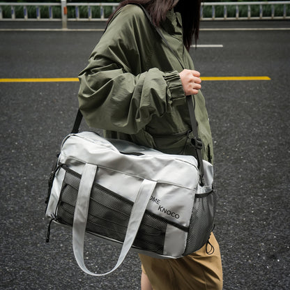 Multifunktionale Sport-Duffel-Tasche mit Mesh-Taschen Brehn
