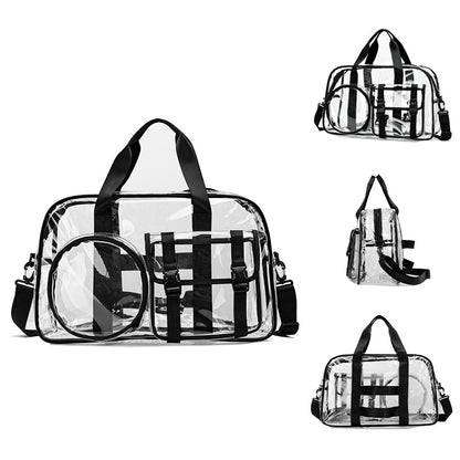 Stylische transparente Sport-Duffle-Tasche