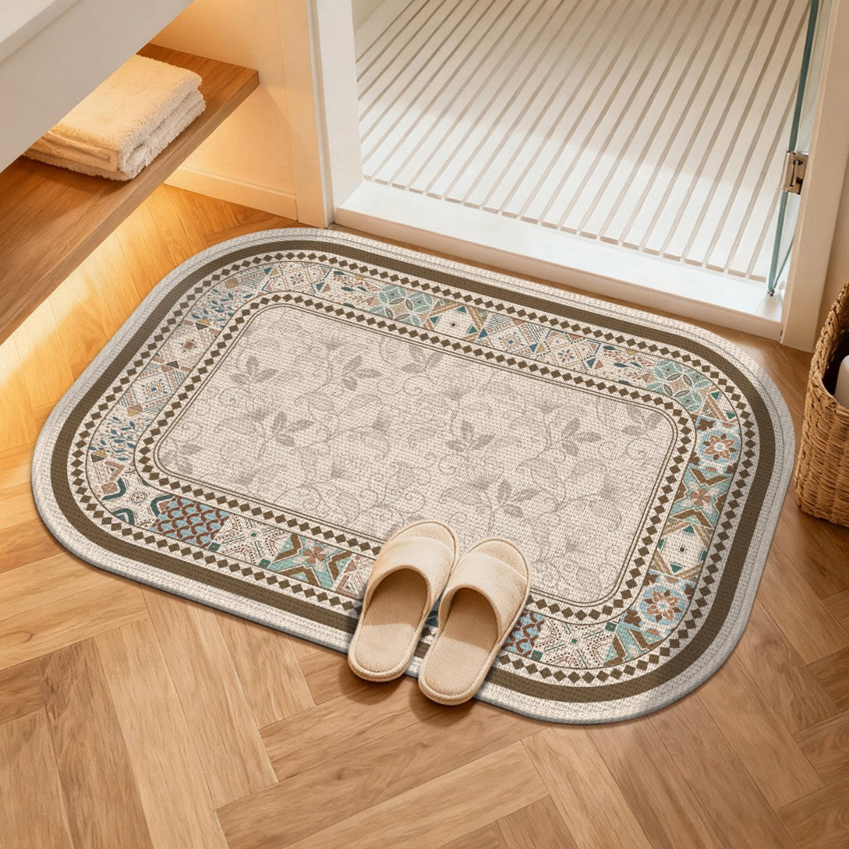 Komfort Wasserabweisende Badematte Brehn