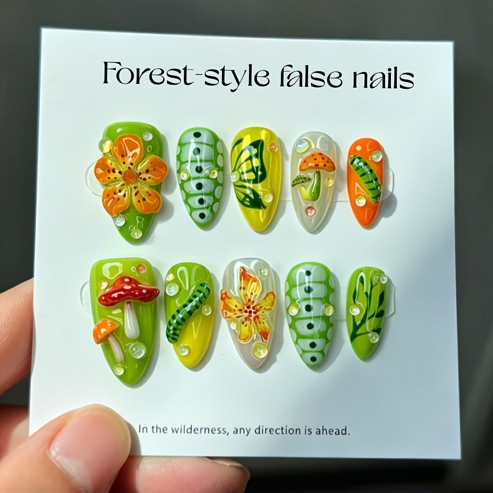 Kunstnägel Im Wald-Stil Brehn