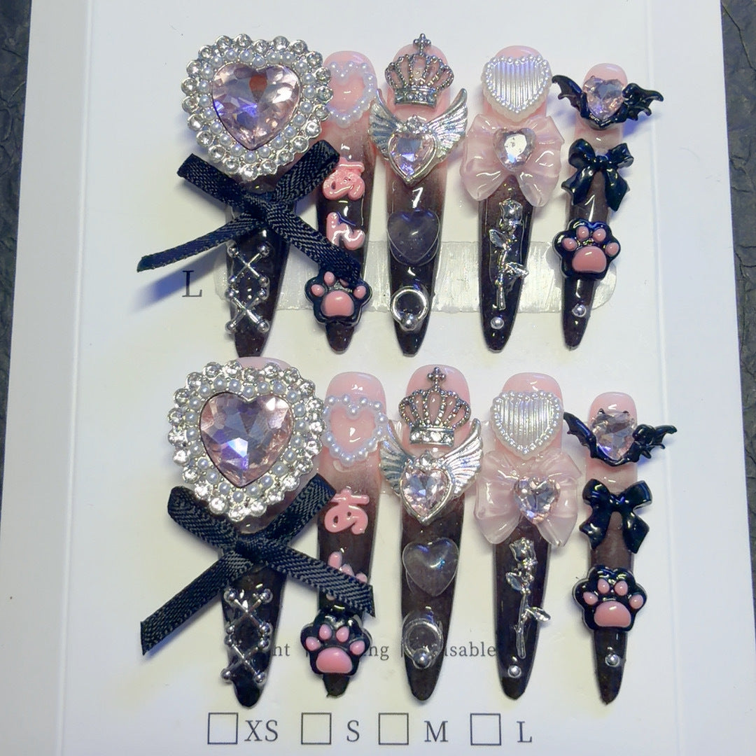 Dekoratives Strass-Haaraccessoire-Set
