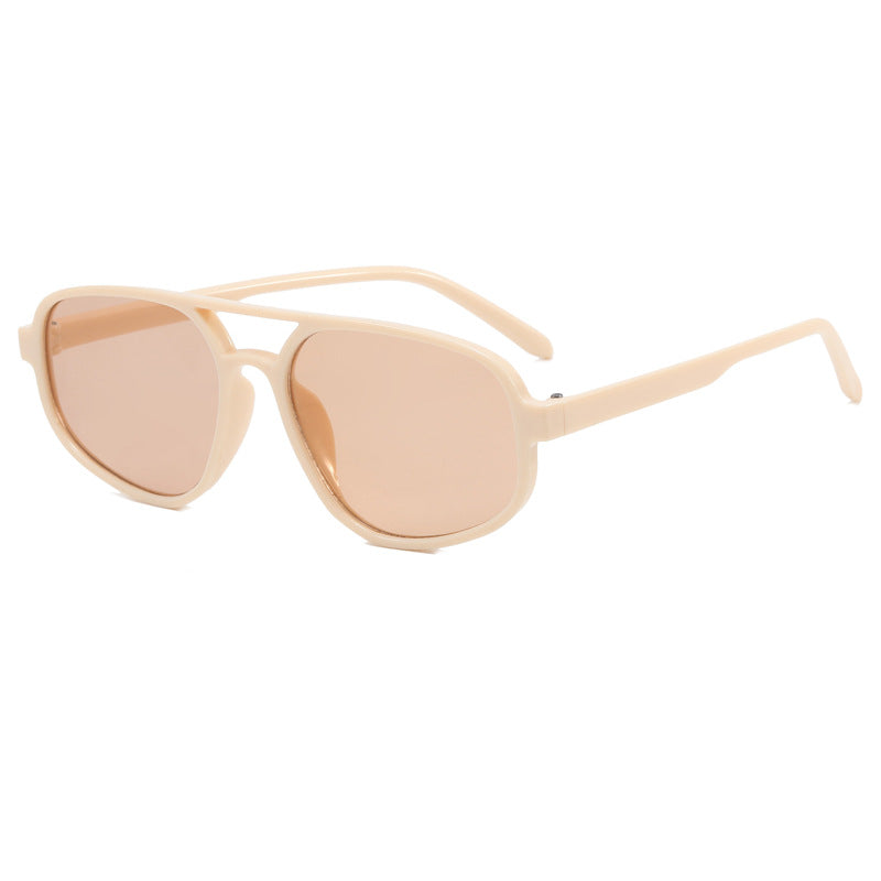 Damen modische Oversized-Sonnenbrille mit trendy Rahmen Brehn