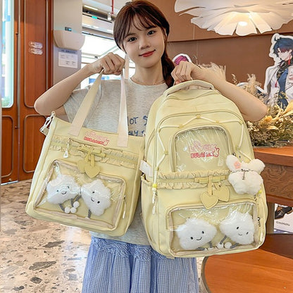 Transparenter Fronttasche Freizeit Rucksack Brehn