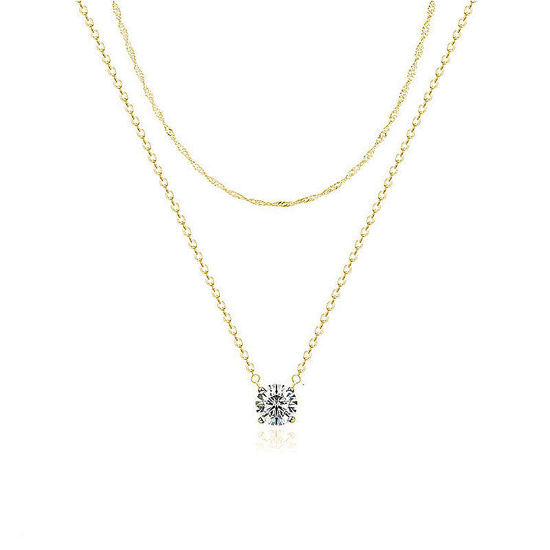 Gestapeltes Gold-Halsband Brehn
