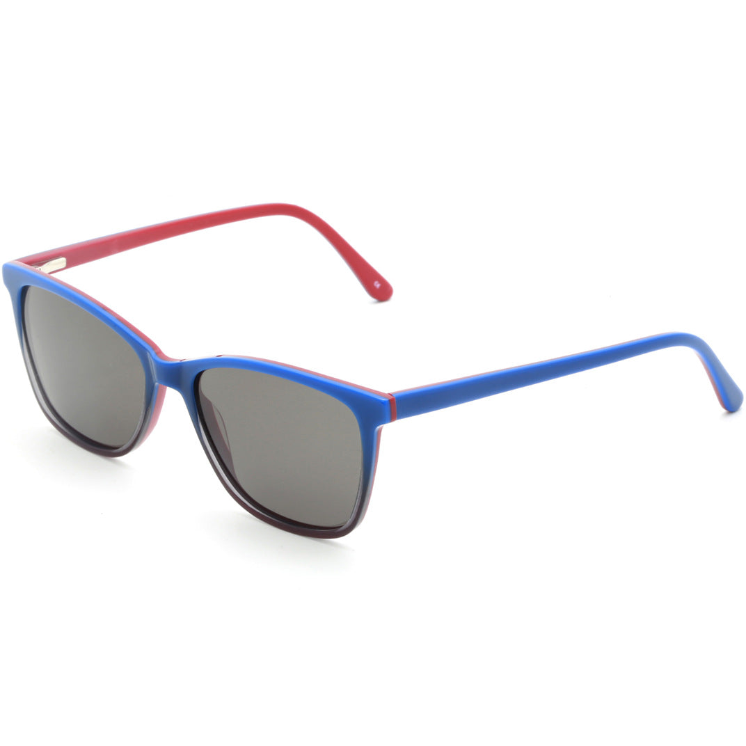 Damen moderne rechteckige Sonnenbrille Brehn