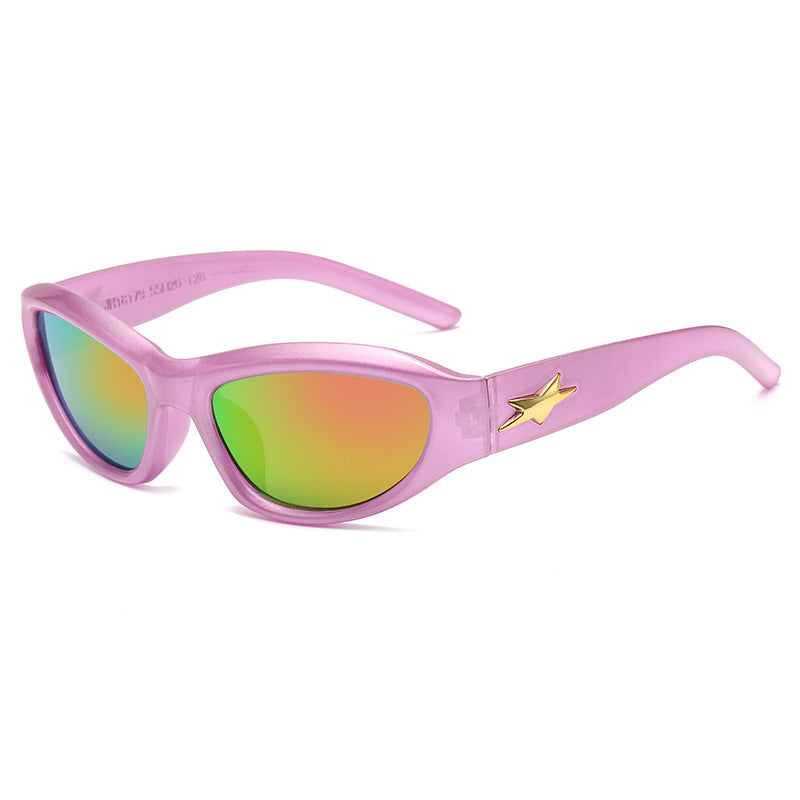 Damen modische Sonnenbrille mit stylischem Cat-Eye Design Brehn