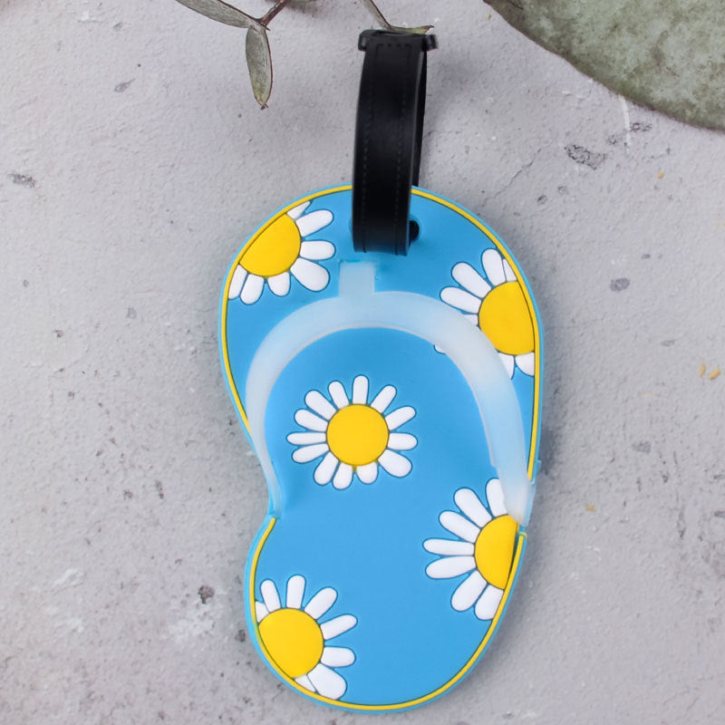 Spaßige Blumen Flip-Flop Gepäckanhänger Brehn