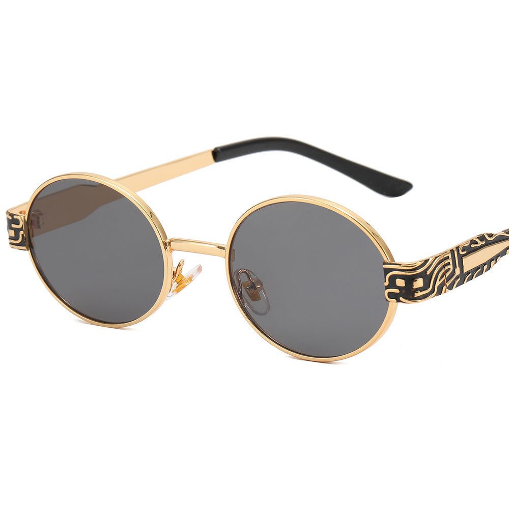 Damen stylische Sonnenbrille mit einzigartigen Verzierungen Brehn