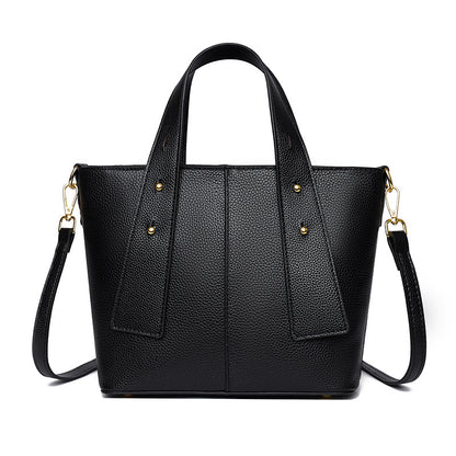 Texturiertes veganes Leder Mehrfach-Taschen Tote Brehn