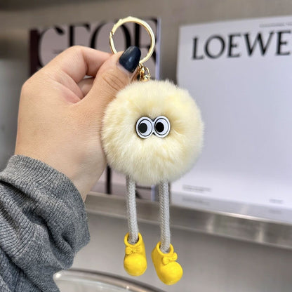 Spaß Fluffiger Charakter Schlüsselanhänger Brehn