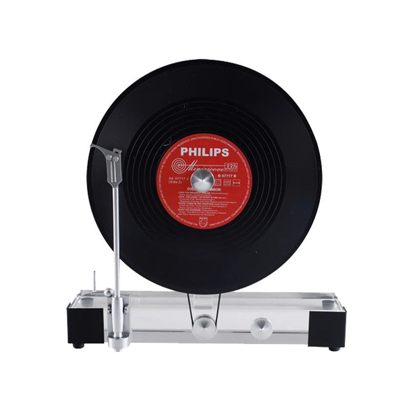 Vintage-inspirierter dekorativer Vinylplattenständer