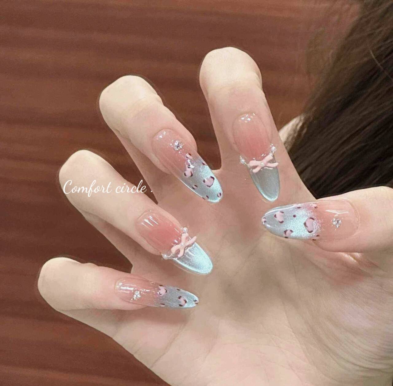 Premium Glitzernde Press-On Nagelerweiterungen Brehn