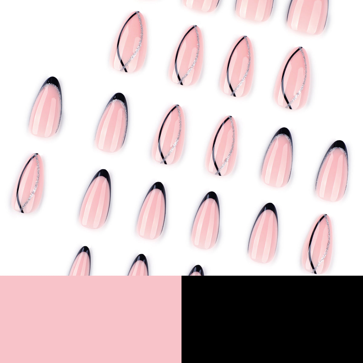 Glamouröse Nagelverlängerungen mit elegantem Spitzen-Design Brehn