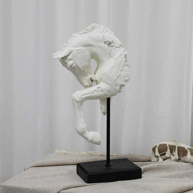 Moderne künstlerische Pferdefigurine