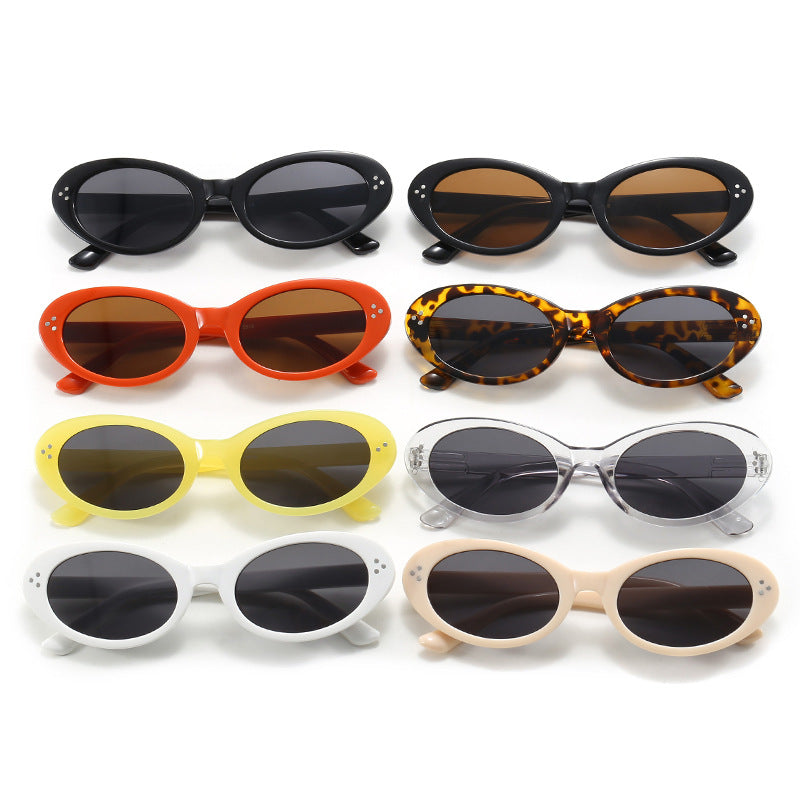 Damen modische Sonnenbrille im eleganten Ovaldesign Brehn