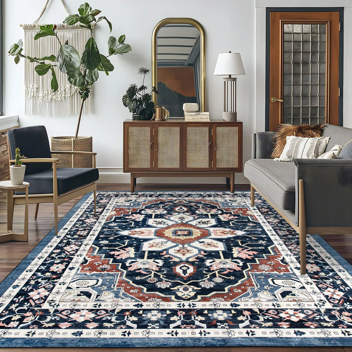 Vintage-inspirierter Teppich Brehn