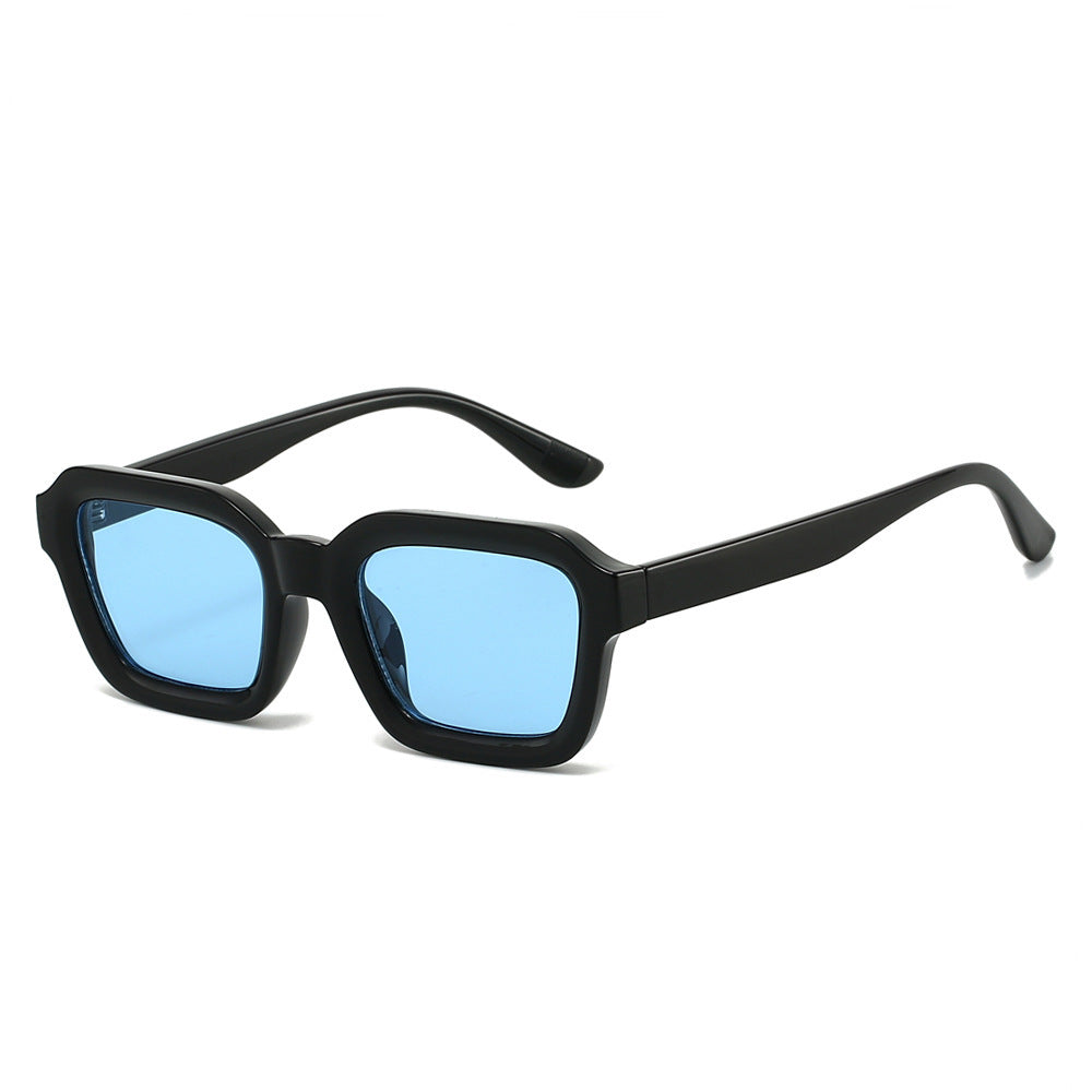 Trendige geometrische Rahmen-Sonnenbrille Brehn