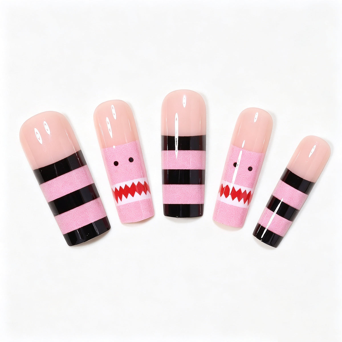 Verspielte Cartoon-Themen-Nagelwraps Brehn