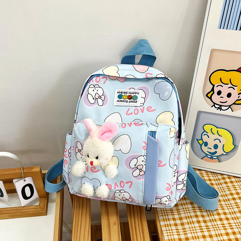 Süßes Plüsch-Hase-Themen Mini-Rucksack Brehn