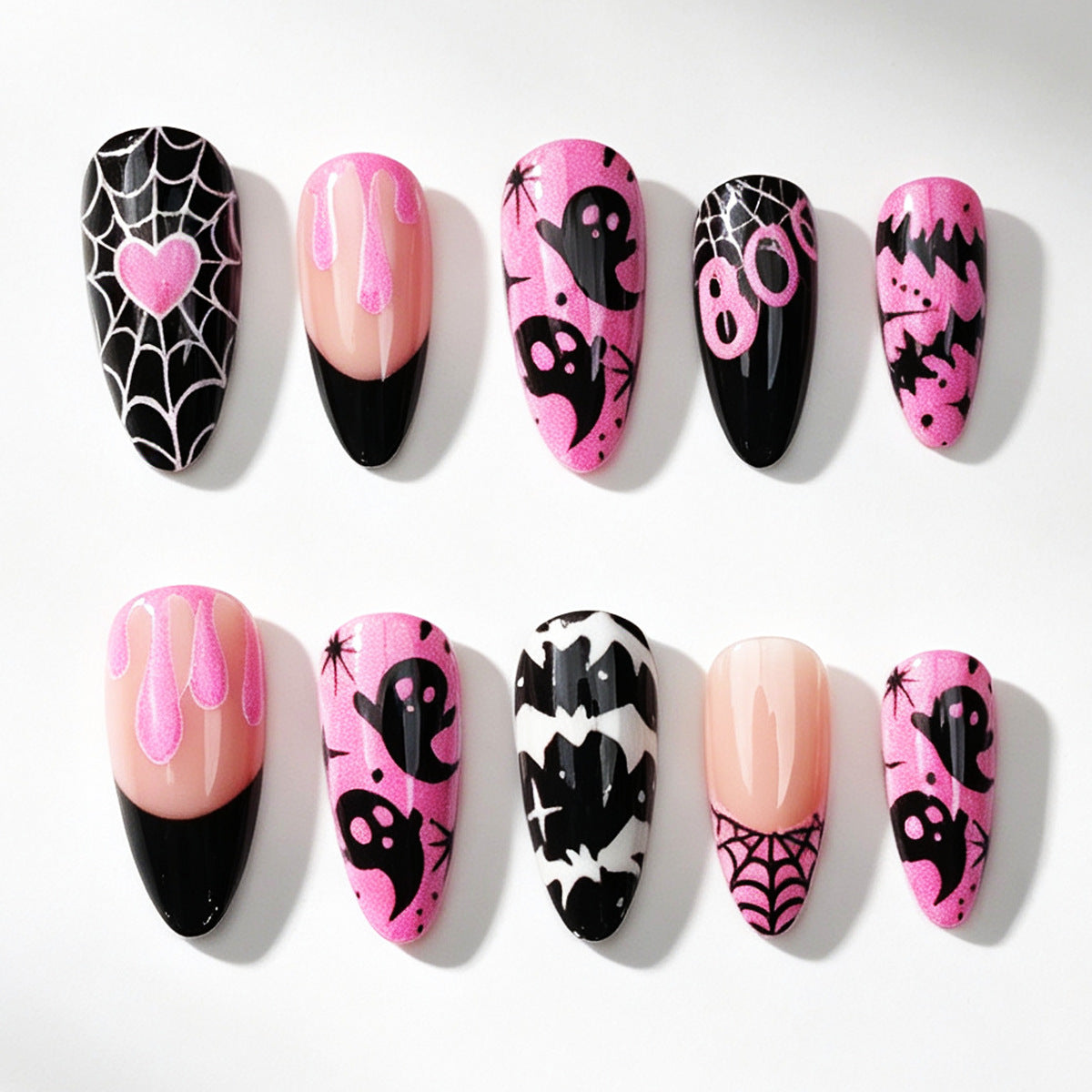 Halloween-Themen Press-On Nail Set