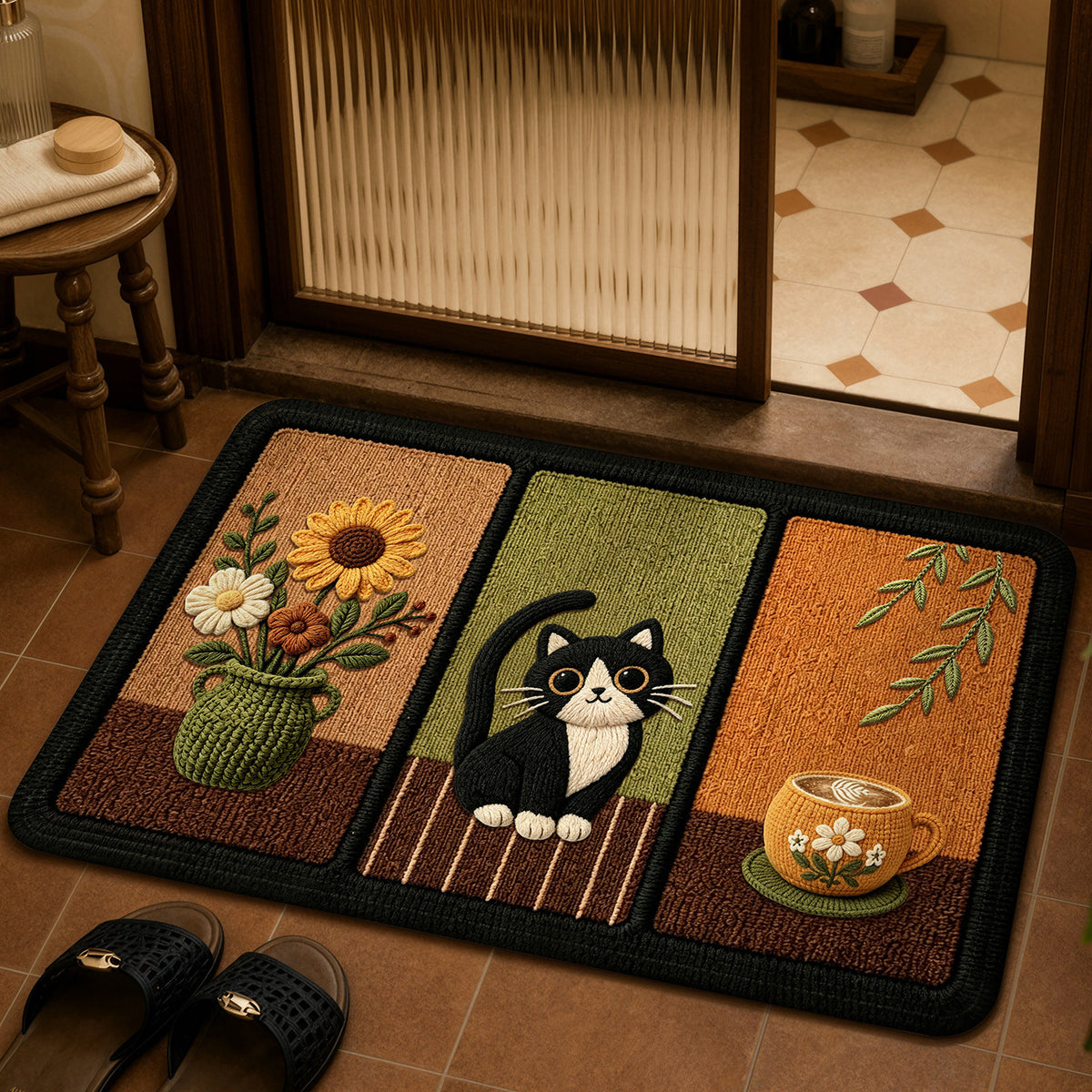 Katze-Themen Dekor Teppich Brehn