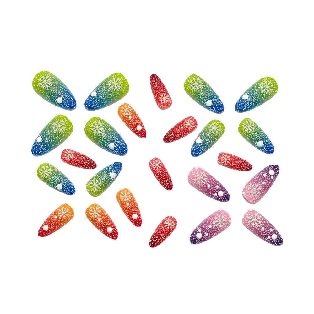 Kunstnägel Im Kreativen Glitzer-Gradient-Design Brehn