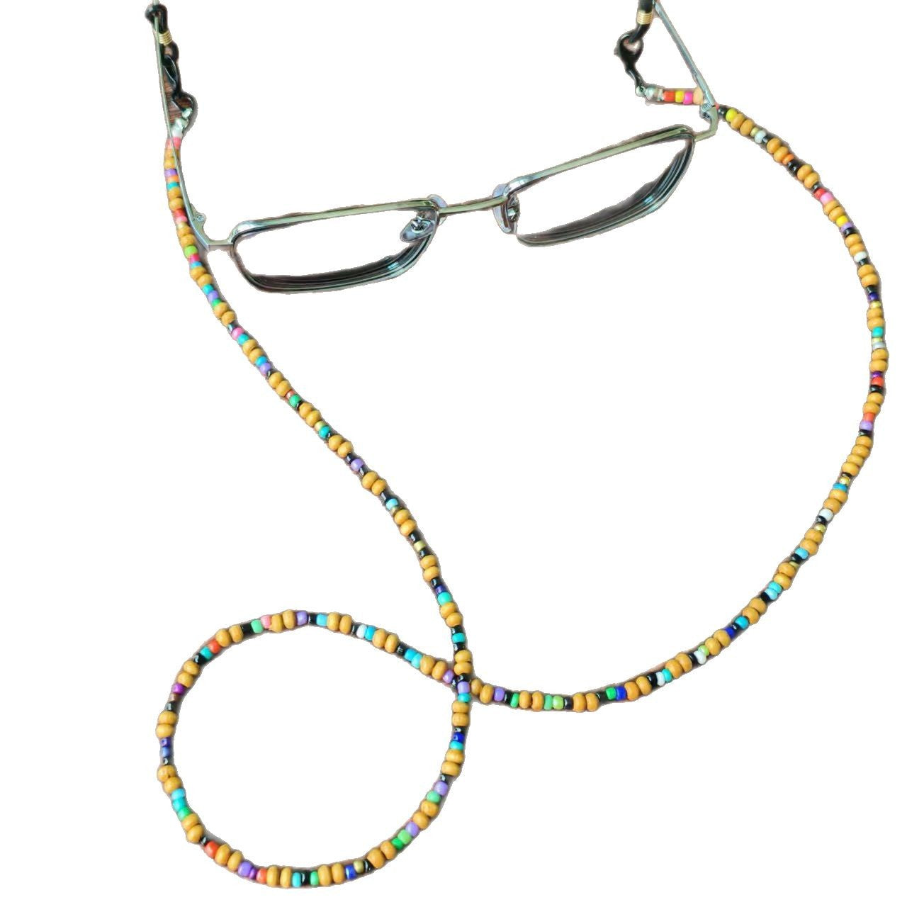 Modische Brillenhalterkette mit Artistic Design Brehn