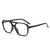Fette Rechteckige Rahmenbrille