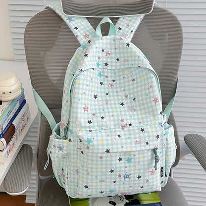 Stylische Gepunktete Sternenmuster Rucksack Brehn