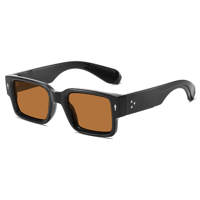Moderne Minimalistische Quadratische Sonnenbrille Brehn