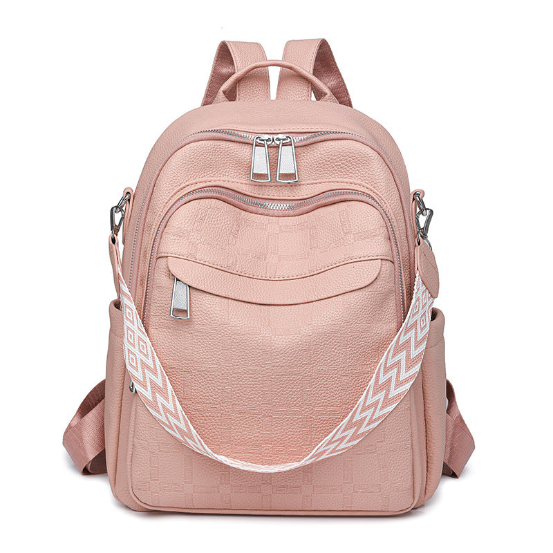 Vielseitiger Texturierter Rucksack mit mehreren Compartts Brehn