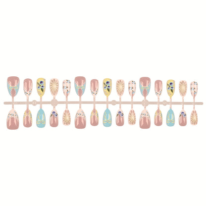 Dekorative Nagelspitzen Set mit Zubehör
