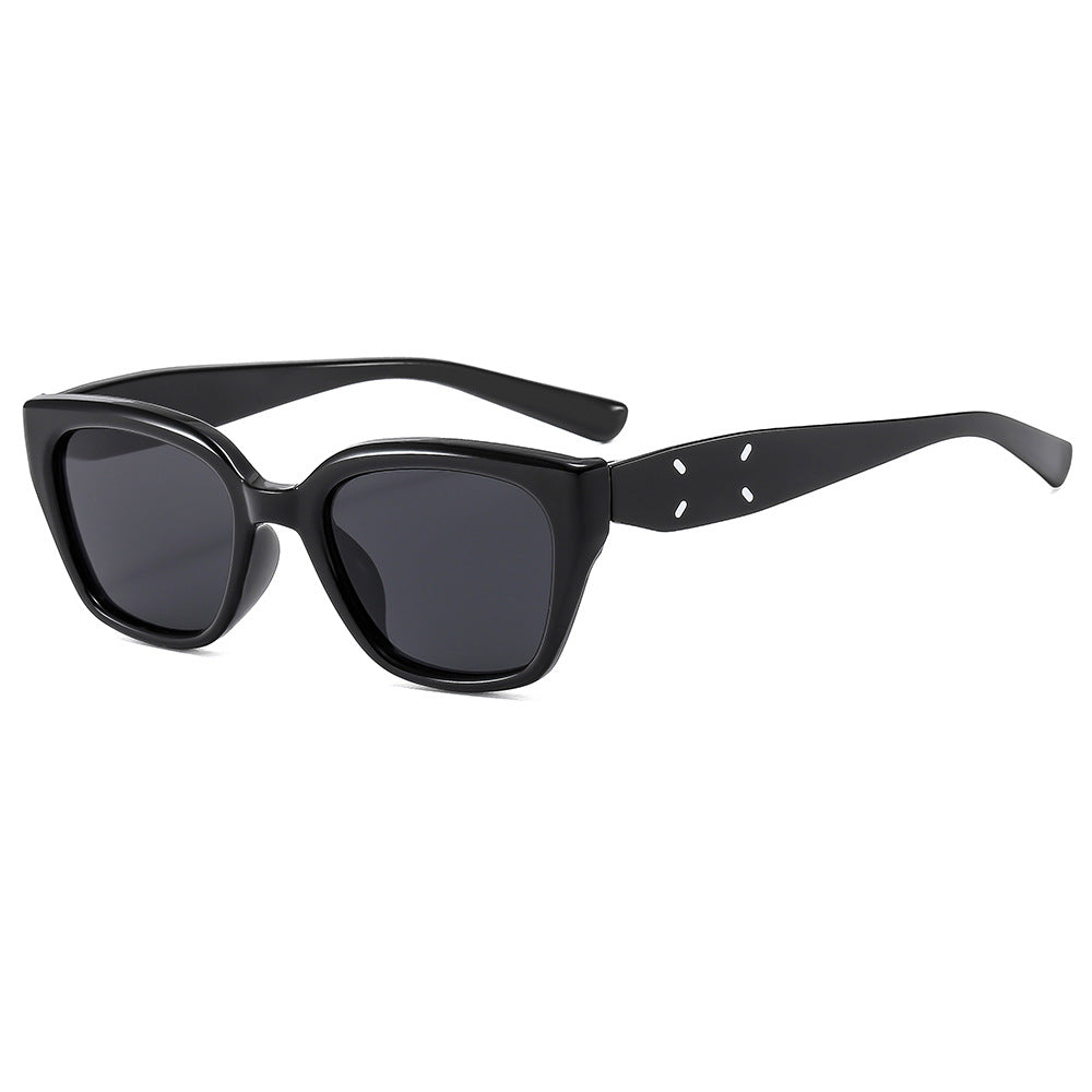 Damen einzigartige Sonnenbrille mit auffällig geformtem Rahmen Brehn