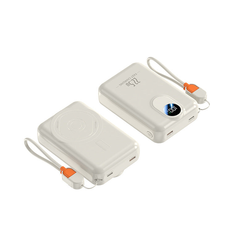Tragbare Powerbank mit Integrierter Wireless-Ladefunktion und Digitaler Anzeige Brehn