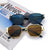 Stilvolle Oversized Sonnenbrille Im Modernen Metalldesign Brehn