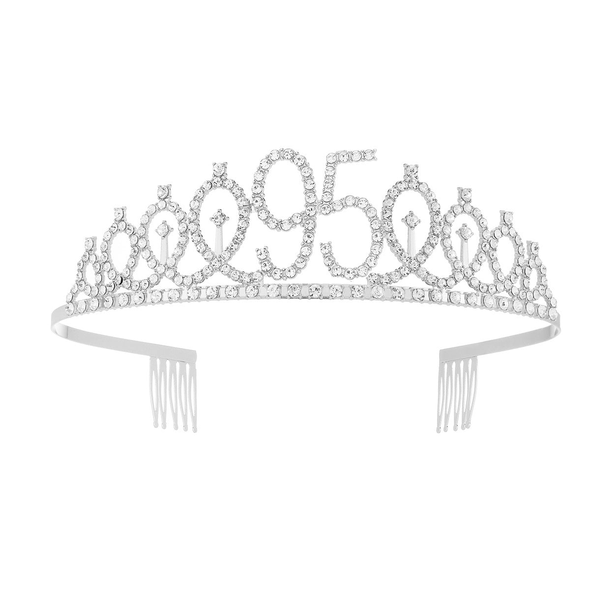 Damen Kristallverzierte Tiara mit elegantem Design Brehn