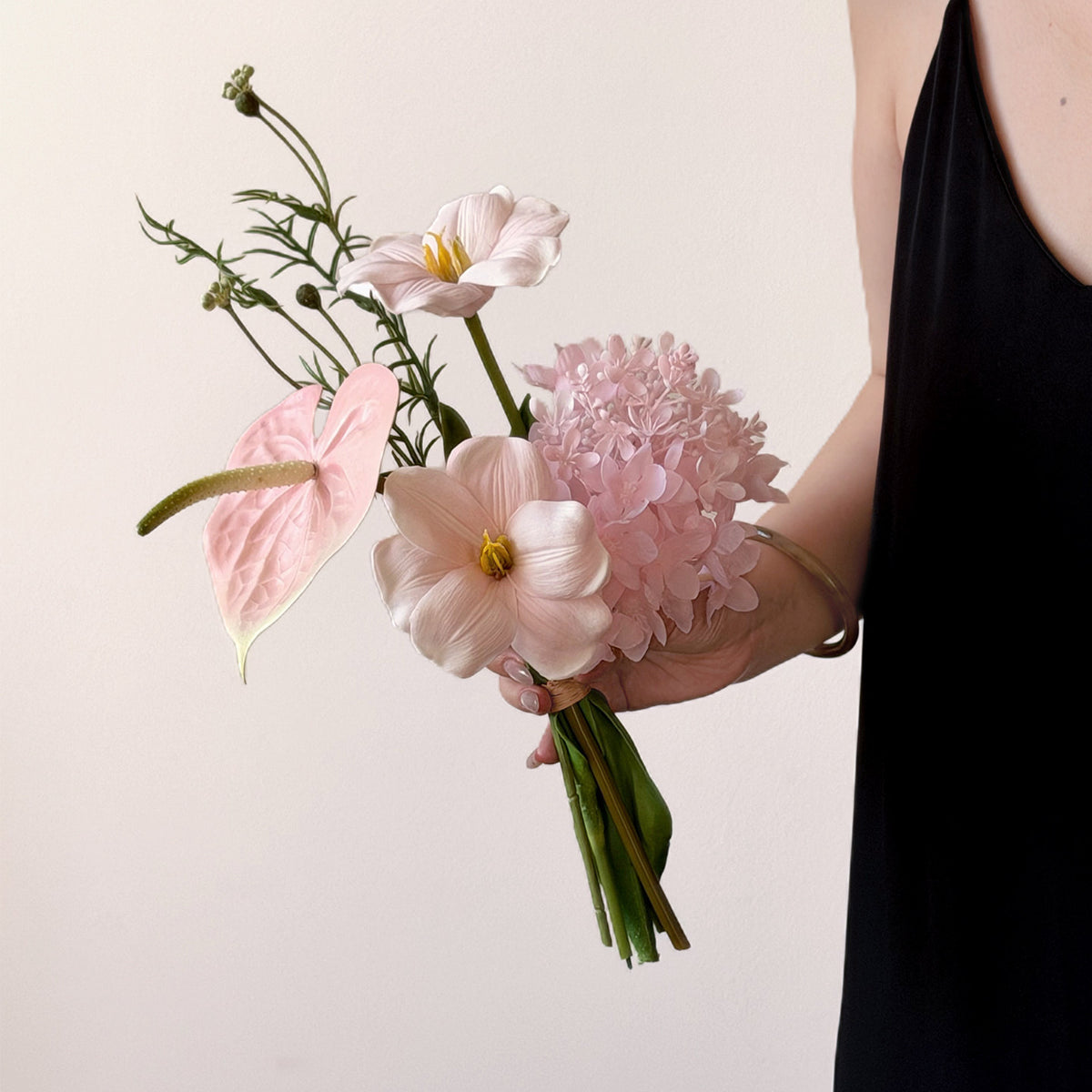 Handgehaltenes Blumenauswahl