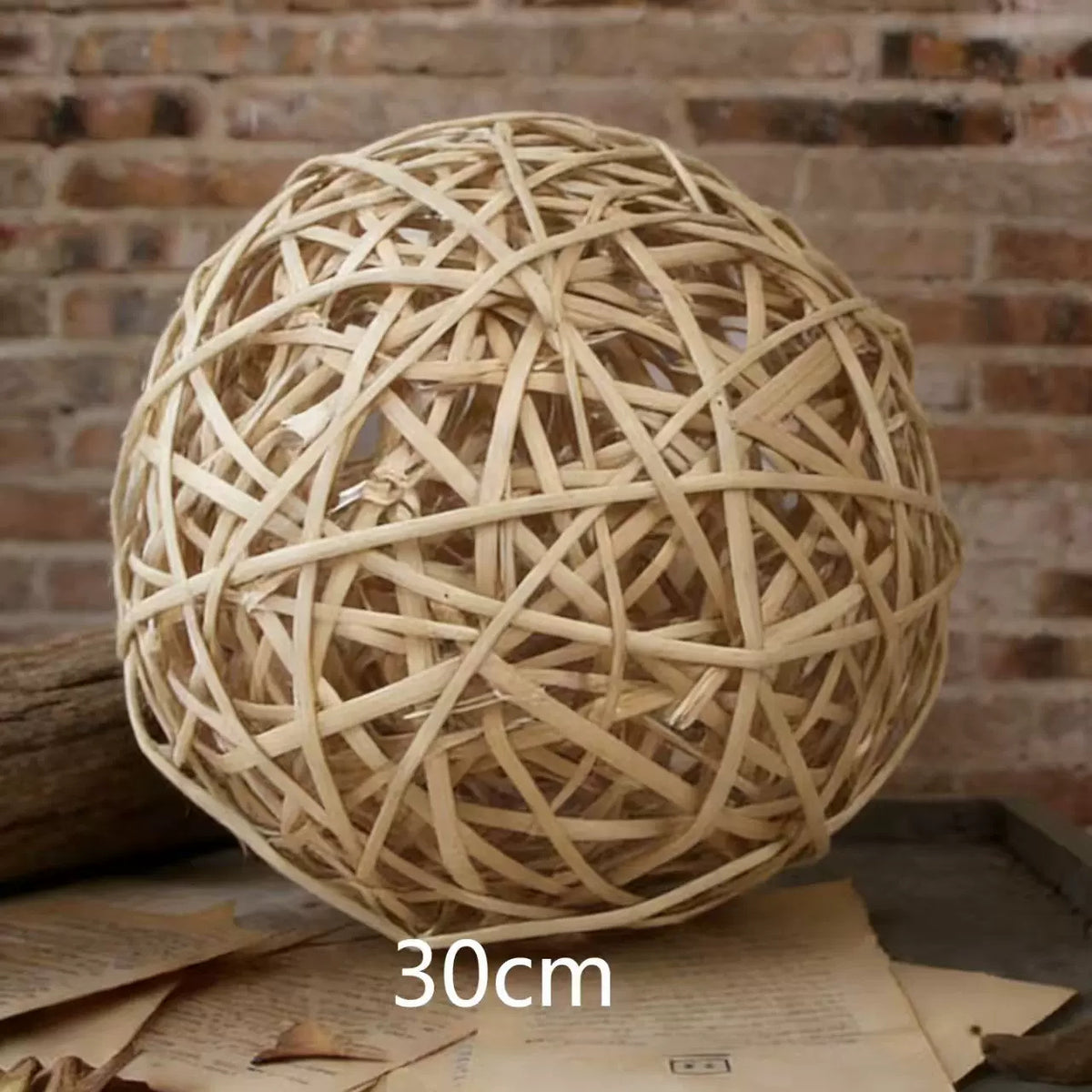 Dekorativer Naturmaterial Deko Ball Brehn
