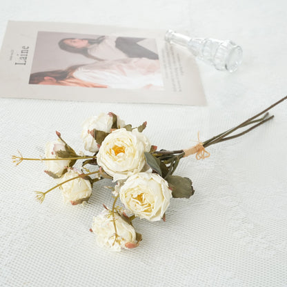 Faux Floral Rose Bouquet