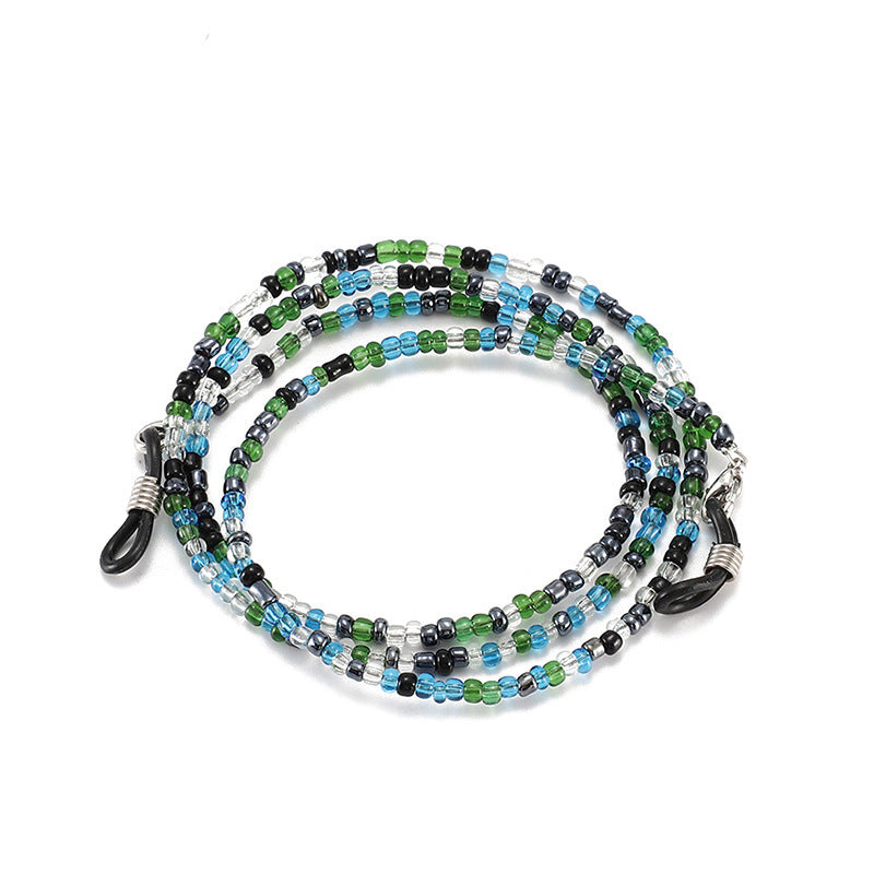 Bunte Perlen Brillen Kette Brehn