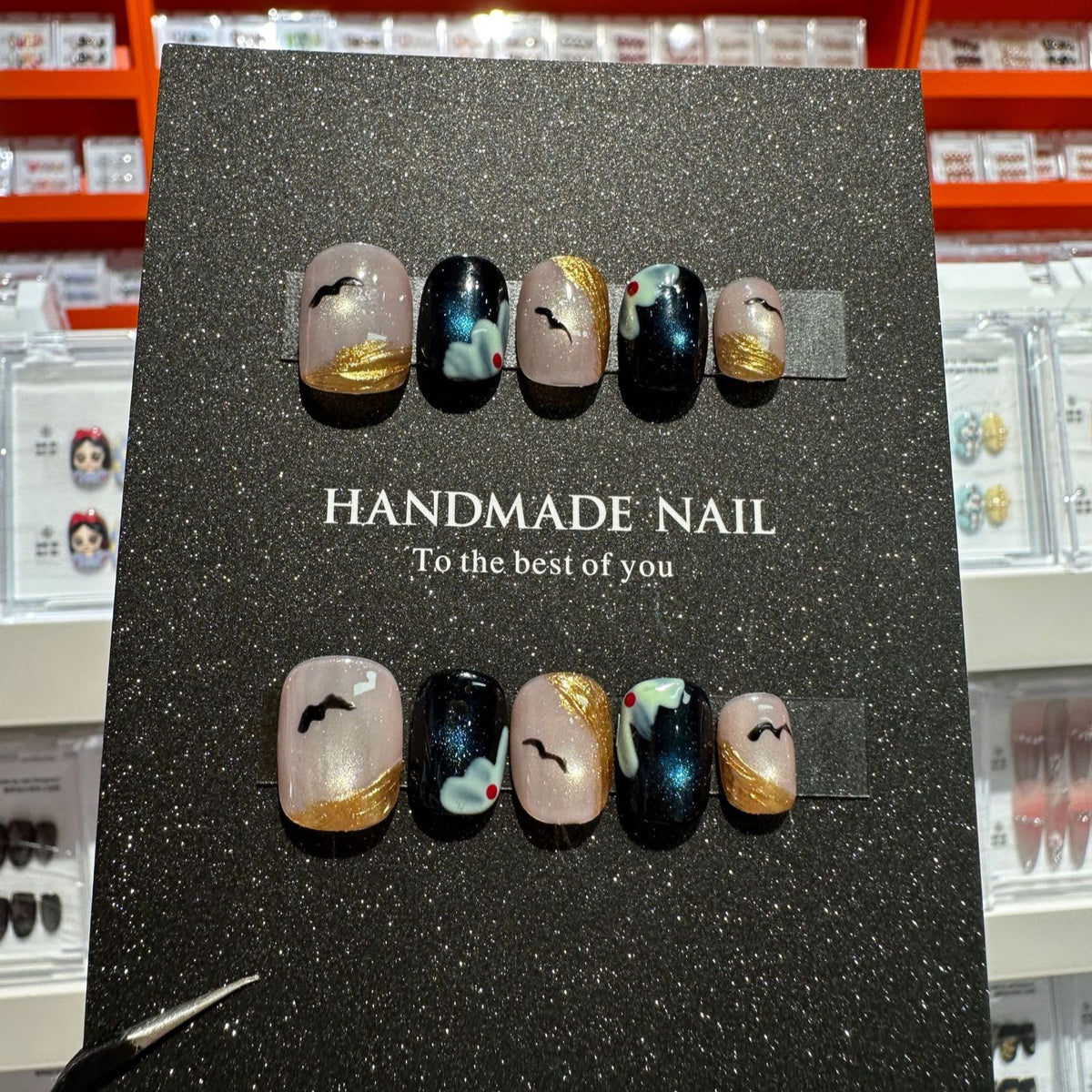 Künstlerisches handgemachtes Nagelkunstset
