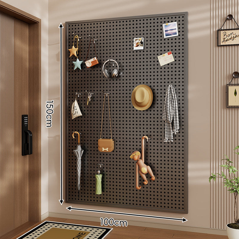 Wandanag perforiertes Lochboard-Organizer-Panel Großes Quadrat mit modularen Haken und Zubehör