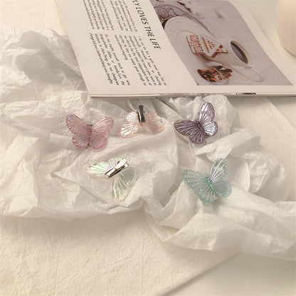 Dekorative Acryl-Schmetterlings-Haarspange Brehn