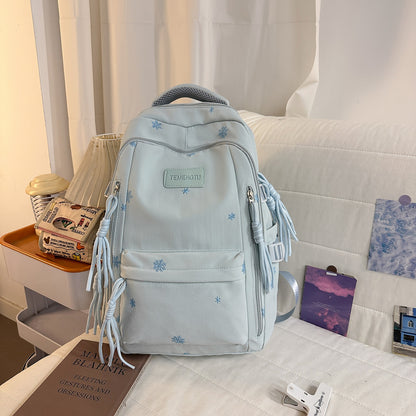 Eleganter floral bestickter Rucksack Brehn