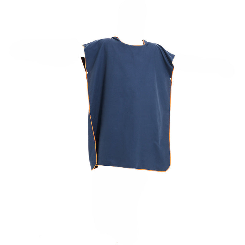 Damen Kapuzen-Poncho aus weichem Mikrofaserstoff Brehn
