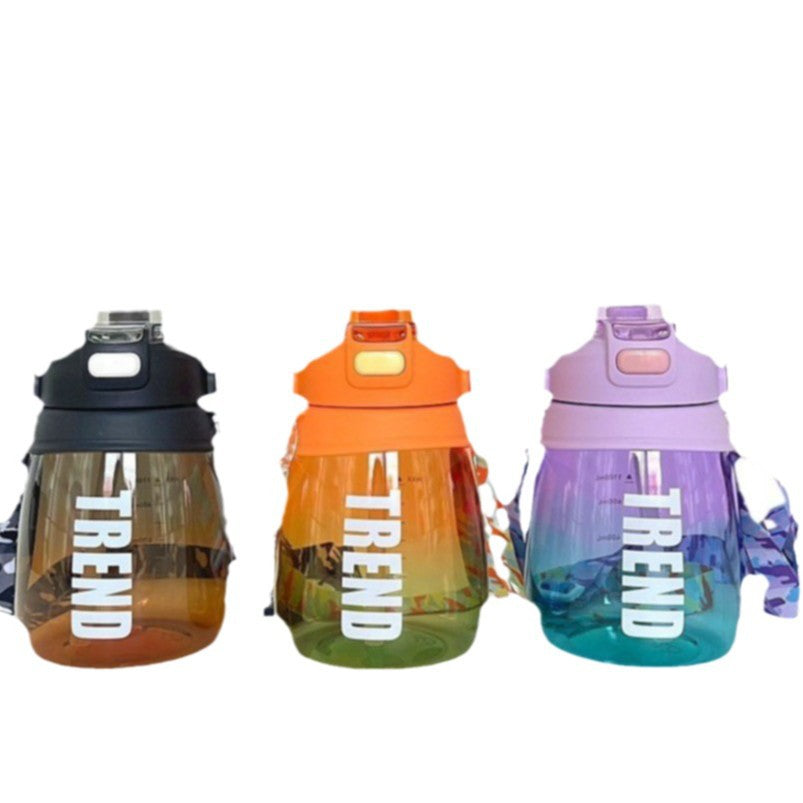 Damen multifunktionale Trinkflasche mit Sicherheitsverschluss und ergonomischem Tragegriff Brehn