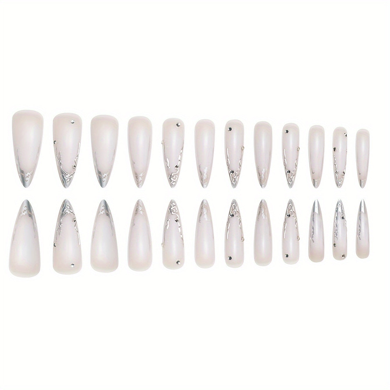 Premium Künstliche Stiletto Nagelverlängerungen Brehn