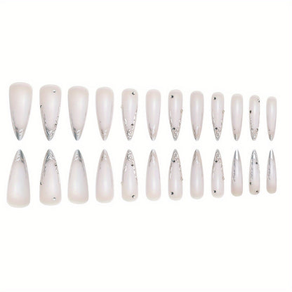 Premium Künstliche Stiletto Nagelverlängerungen Brehn